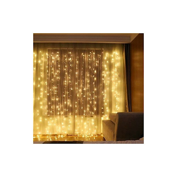 Varme Hvide LED-Lysstrenge med Europæisk Adapter, Julepynt Soveværelse Bryllup Have Varmt Hvidt (10M, 100 LED'er)
