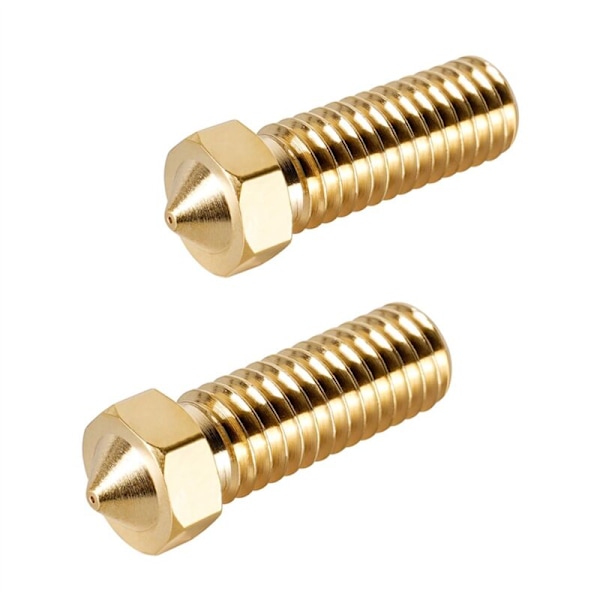 15-dels Munstycke Set, 3D-skrivare, 7 st Mässingmunstycken 0,4 mm & 2 st 0,2 mm, 0,6 0,8 1,0 - Guld