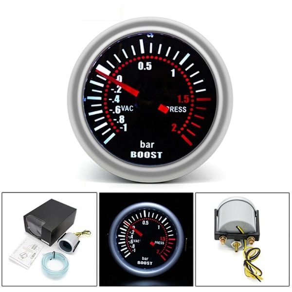 2 Tums Vattentemperatur Rpm Tryck Temperatur Turbo Mätare Turbo Mätare Med Justerbar Auto Turb