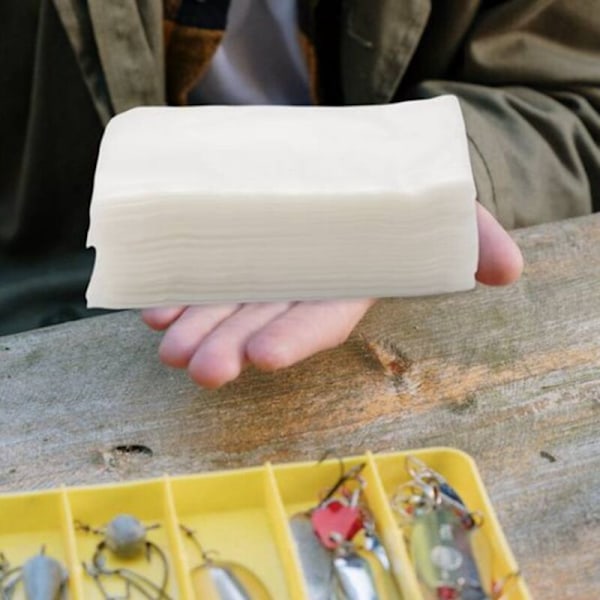 200 stk/pakke 7x14cm PVA vannløselige for karpefiske agn kasting nye tilbehør