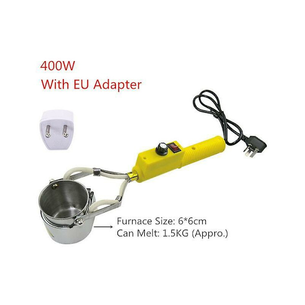 300W 400w 500w elektrisk justerbar smelteovn plade støbehoveder bly tin indium smelte lodde værktøj metal loddeovne 400w EU adapter