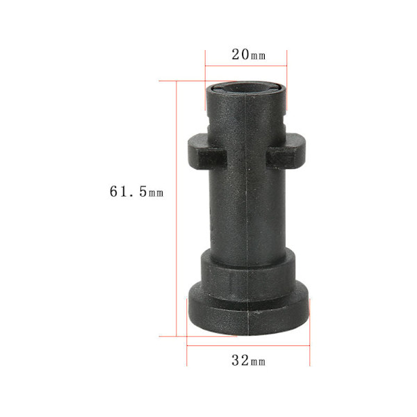 Adapter för högtryckstvättpistol med 1/4'' snabbkoppling, kompatibel med Karcher/Kärcher K-serie högtryckstvättar K2, K3, K4, K5