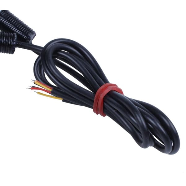 8 farger 12V 23mm Dual Switchback 4014 12 LED DRL Eagle Eye Dagtid Lys