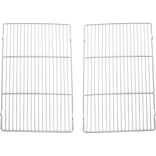 Bakplåtsställ Set om 2, Grillställ för Rostning och Torkning, Rektangulär 45X29Cm, Ugns- och Diskmaskinsäker