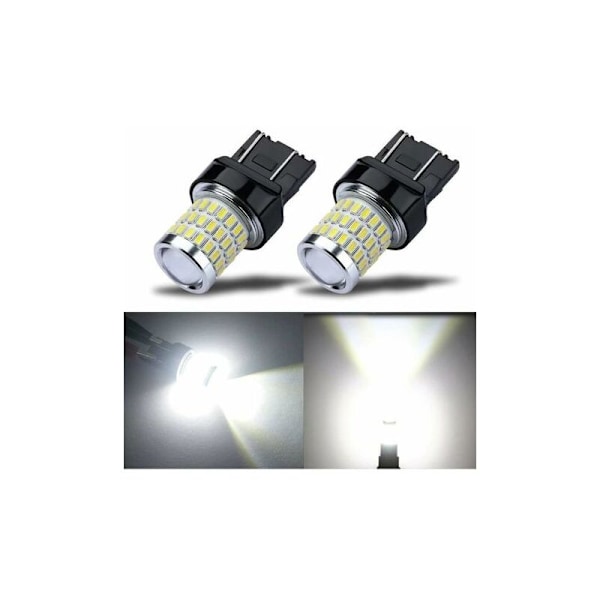 7443 7440 T20 W21/5W Super Lyse LED Pærer, 12V 24V Xenon Hvid, til Bakkelygter Blinklys Bremser Baglygter Parkering RV Lys (2 Pak)