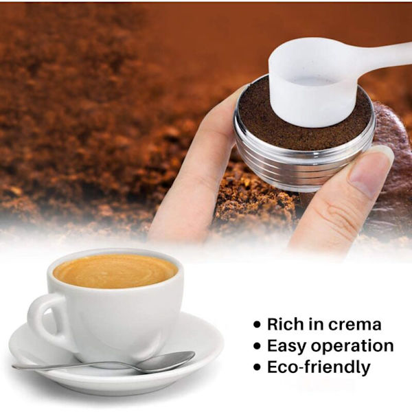 Återanvändbara Kaffe Kapselhållare i Rostfritt Stål för Modo