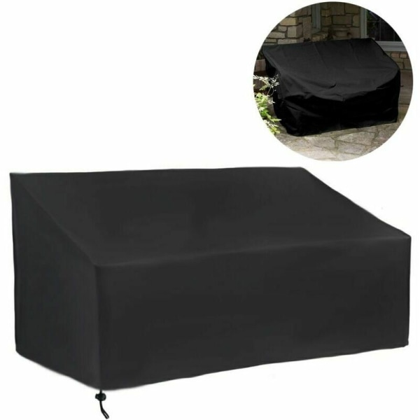 Ulkopuutarhan cover, cover 4-istuttavalle sohvalle vedenpitävä, tuulenpitävä, UV-suojattu 210D Oxfordin cover（190668963）-