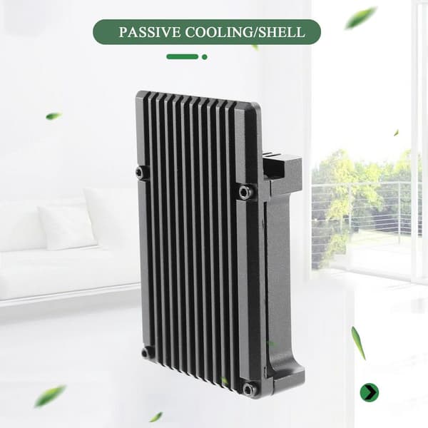 Raspberry Pi pansarfall / Raspberry Pi metallfodral passiv kylning / värmeavledningsskal för Raspberry Pi 3B+ / 3B