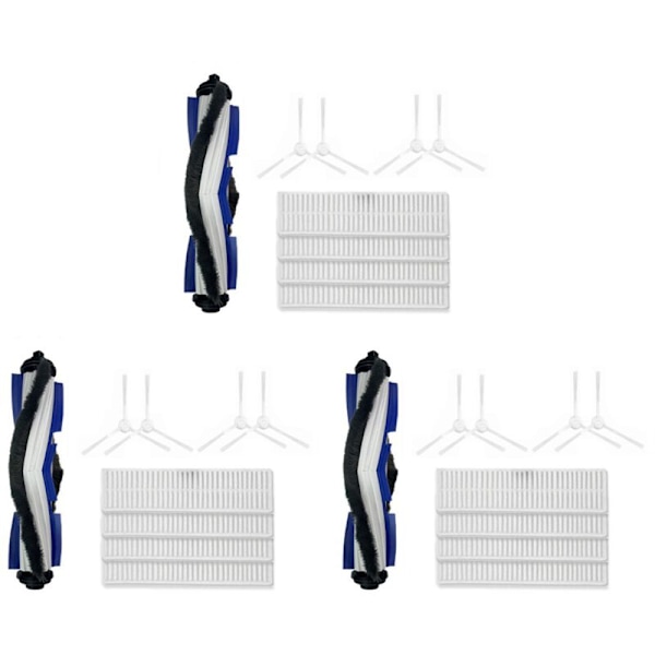 3X Reservedeler for Explorer X-Plorer Serie 60 RR7455 RR7447WH Robotstøvsuger