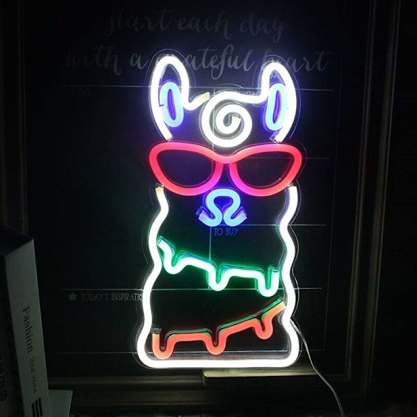 Dekorativ Måne Stjärna Neon Skyltar Blå Neon Ljusskylt Väggkonst Dekoration för Barnrum, Heminredning Födelsedagsfest Julfest (Blå Vit)