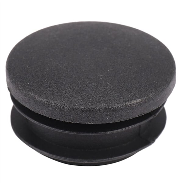 Sorte Plast 35mm Diameter Blind End Caps Runde Rør Innlegg 10stk
