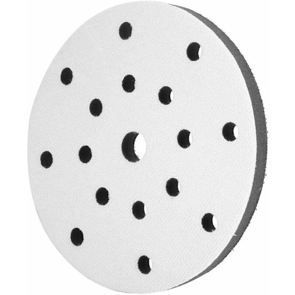Pakke med 10 Bløde Slibepuder, 150mm Slibebløde Slibeinterfacepuder Blød Svampsdiameter 150mm (17 Huller)