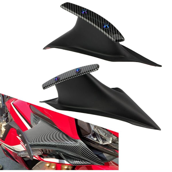 För CBR650R 650 R 2019-2021 Motorcykel Aerodynamisk Vingkit Skydd Fast Vingletkåpa Svart