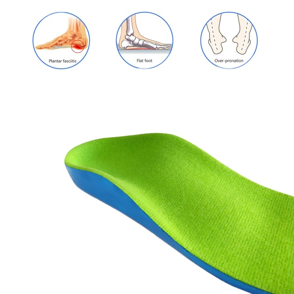 Ortopædiske indlægssåler til at korrigere fodbuer, indre og ydre ottetals korrektionssko, fodvalgus, flade fødder, O-formede ben
