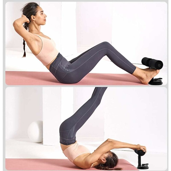 Selv-primende Sit-Up Bar, Siddestilling Retningshjælp, Bærbar Vertikal Bar, Bærbar Sit-Up Bar Tilbehør, Multifunktionel Abdomi