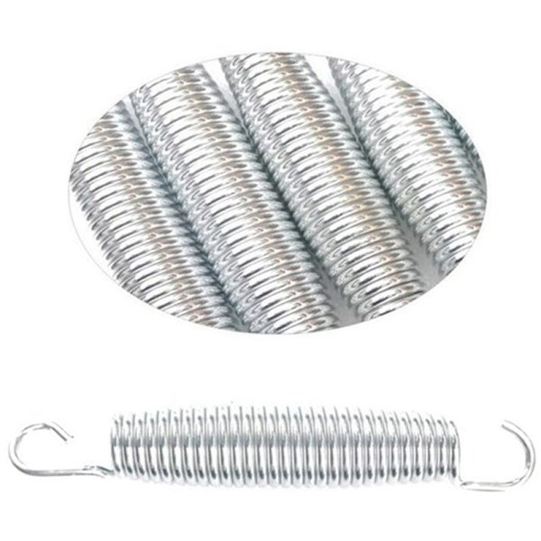 10 stk. serie rustfrit stål fjeder multifunktionel spændingsfjeder dobbelt forlængelseskrog universal tilbehør 178 mm