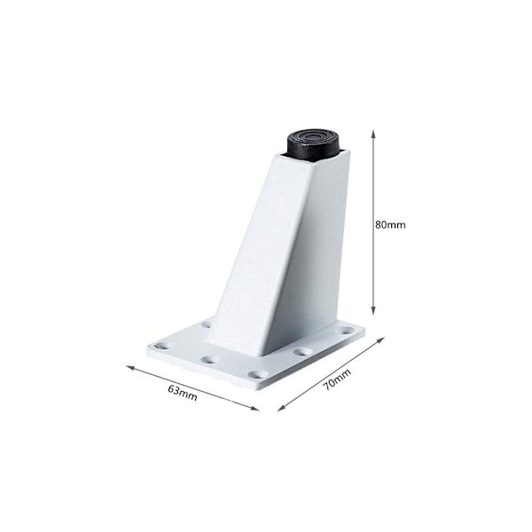 4 st Möbelben, Köksben, Bänkbens, TV-Bordsben, Aluminiumlegering, Passar för Soffa, Bord, Skåp, Enkel att Installera