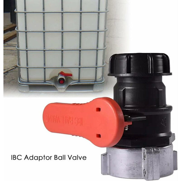 IBC-adapter för kulventilbyte för kulventil - 75 mm