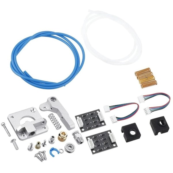 MK8 Fuldstændig Metal Strip Extruder + Smoother + PTFE Rør + Fjeder + Silikon Dæk Tilbehørssæt til 3D Printer