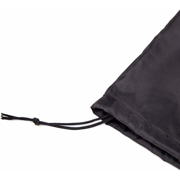 Hängande Stolöverdrag Trädgård Rattan Vicker Hängande Stol Vattentätt Överdrag Äggstolöverdrag Vatten- och Dammtätt - 190 X 115cm, Svart