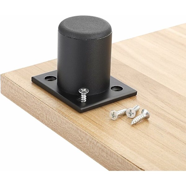4 kpl säädettävät huonekalujalat Sängynjalat Korottavat Huonekaluja Alumiiniseosjalka Laatikkopruntille, Vaatekaapille, Pöydälle (Musta, Korkeus 60 mm)