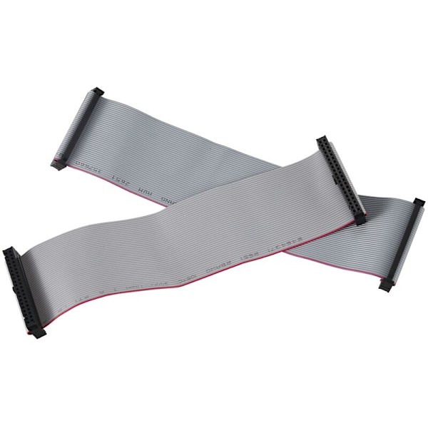 2 kpl 2,54 mm 40-pin IDE PATA -litteäkaapeli 20 cm