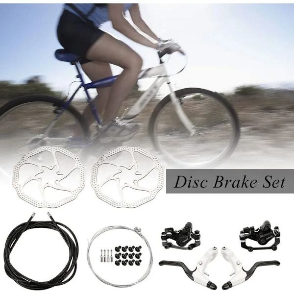 MTB Cykelskive Venstre/Højre Hånd Bremse Kit, Bremsegreb/Shifter/Gearskifter Kabel/Skiftesæt/Indvendig Wire
