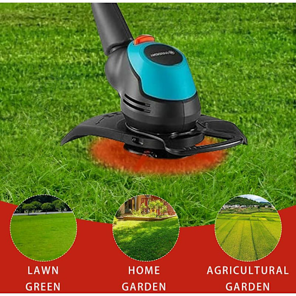Pakke med 100 PA6 RotorCut erstatningsblad kompatibel med Gardena Strimmer, Plastblad for Gardena Kordløs Strimmer