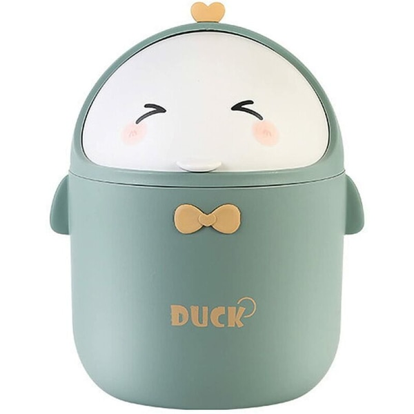 Cute Desktop Trash Can, Mini Dormitory, Home, Kitchen, Car, Small Room with Lid