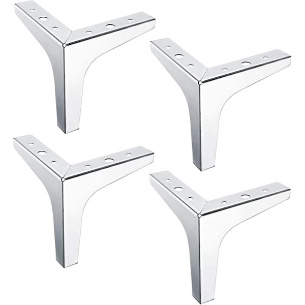 Moderna Triangulära Möbelben i Metall Utbytbara Möbelben Triangel Möbelben TV Säng Soffa Fötter Möbelbaser Soffa Bord Ben DIY St