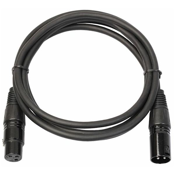 2 stk. 6 fod XLR han mikrofonkabler