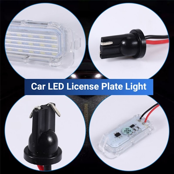 LED Nummerpladelys Bil til XF X250 XJ X351