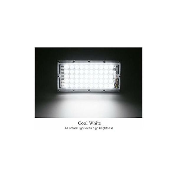 4 kpl Ultrakirkkaita Ulkotilojen LED-Valokeiloja - IP66 Vedenkestävä Pihalle, Autotallille, Urheilukentälle (50W)