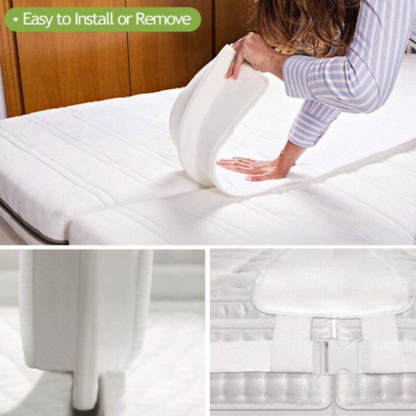 2X Dobbel til King Bed Bridge Justerbar Koblingssett for BedspaceFiller