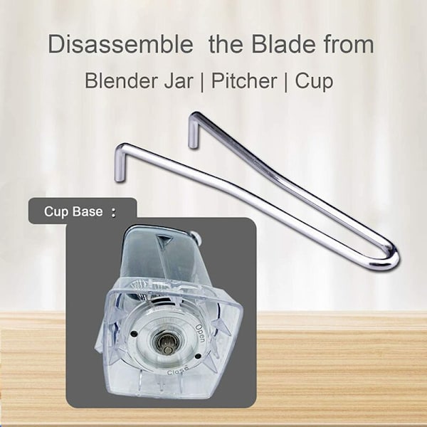 4 stk. serie blender nøgleværktøj, adskille blenderkrukkebladet, rengør kanden grundigt til blenderkrukken