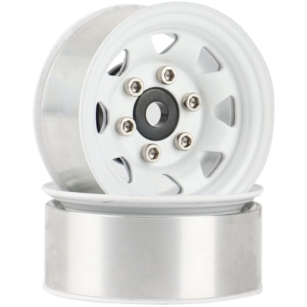4 kpl 1,55 Beadlock Metal Wheel Rim Hub 1/10 RC-autoon Axial Jr 90069 D90 CC01 LC70, 1