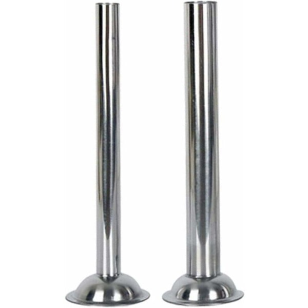 Set med 2 pølsefylltrakter, rustfritt stål, pølsefyller, fylle rør med Ø 57 mm, fylle rør lengder: 158mm