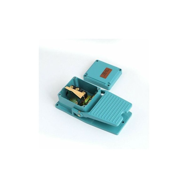 Fotswitch AC 250V 15A, Halksäker, Industriell Fotswitch, Aluminium Momentan Kraftpedal Switch Box