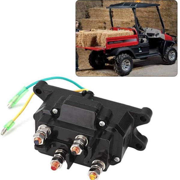 Tumväxelsbrytare Vinschrelä Vinsch, Bildelar 12V 250A för UTV, ATV, , Pick-Up