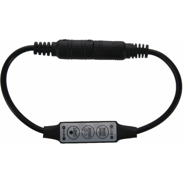 Lavprofil Inline Controller Mini 3 Key Dimmer til Sort LED Strip