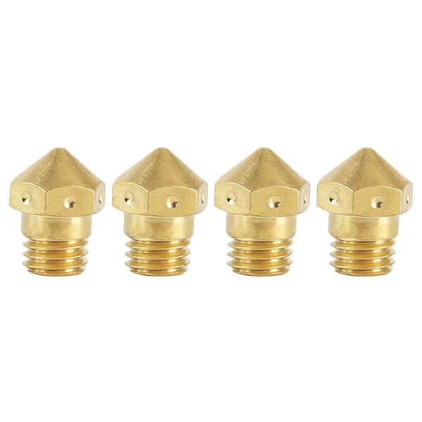 1.75/0.4mm Trådkopplad Mässingmunstycke för 3D-skrivar Extruder Tillbehör Mk10 för I3 Plus