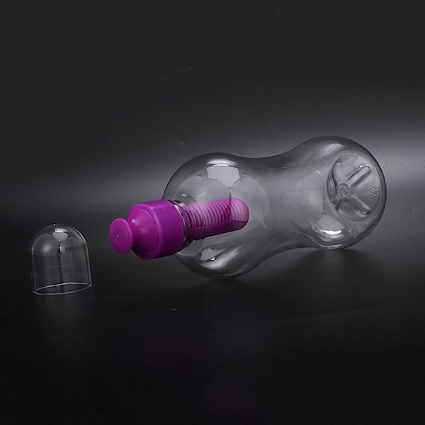 Matka pullo kannettava suodatin ulkoiluvaellus 550 ml kuntosali suodatus terveellinen juomapullo-violetti