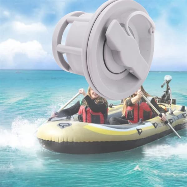 2X 6 Huller Oppustelig Båd Drift Kano Raft Adapter
