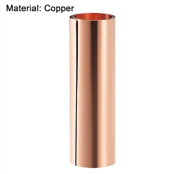 3x Kopparplåt Rulle, Metallplåt 1000mm x 100 0,03