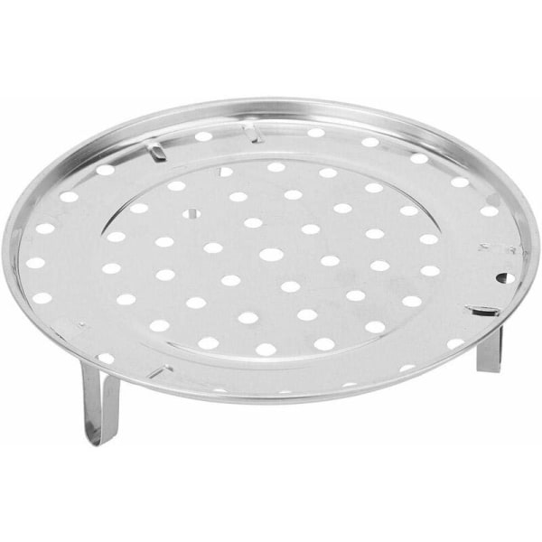 Rustfritt stål koketilbehør for dampstativbrett som beskytter dampkokeren mot høye temperaturer (M-24 cm)