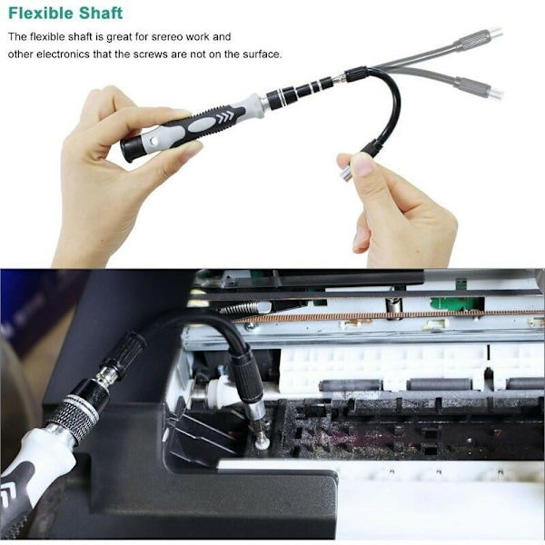 138-i-1 Mini Precision Skruvmejselset Verktyg Liten Låda Torx Skruvmejsel Dator Bärbar Dator Demontering För Macbook, iPhone, Reparation, Glasögon, DIY