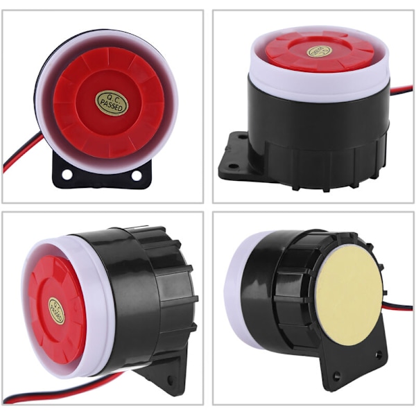 Mini-hälytyssarven johdoton 12V DC Kotivarmuus 110 dB äänihälytysjärjestelmä