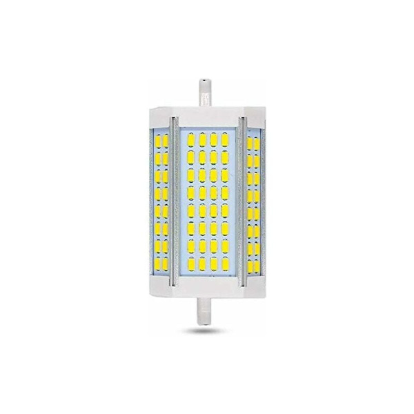 R7S LED 118mm 30W Dimmerbar Glödlampa, 3000LM, Kalla Vit 6000K, R7S J118 200W 300W Halogen Stift Ekvivalent, 200 Grader Ljusstyrka, R7S 118mm Dimmerbar