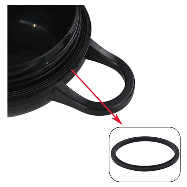2 stk. Flip, udskiftningslåg til NB1000W 1200W Juicer, Sip og Seal Cups Blender Sort