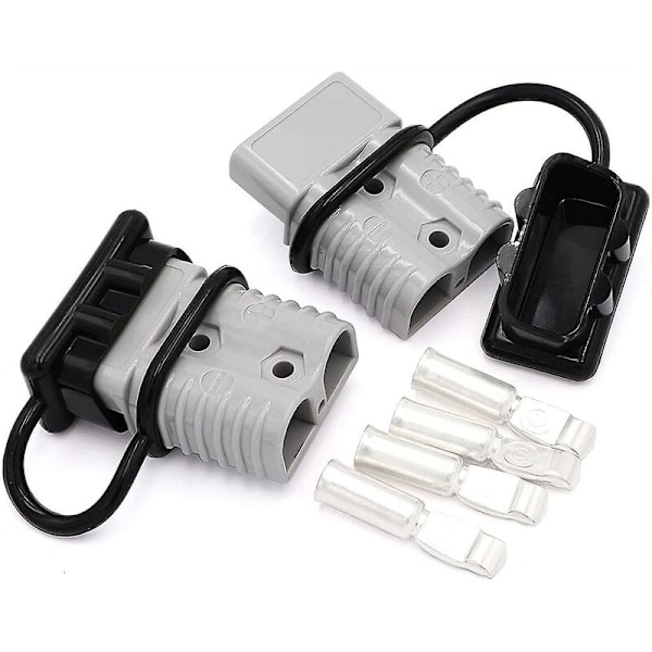 2 st 175A 1/0 AWG Batterikontaktkabel Snabbkopplingssats för Anderson-kontakt för ATV-vinsch